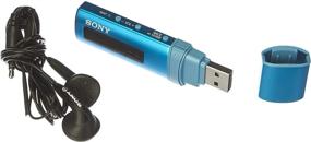 img 1 attached to 🎧 Sony NWZ-B183 4GB USB Style MP3 Player - Blue: Your Ultimate Portable Music Companion
