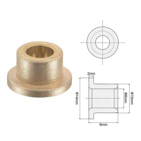 img 2 attached to Uxcell Bearings Thickness Sintered Self Lubricating