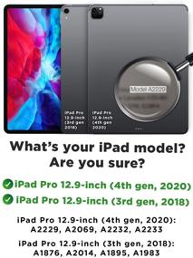 img 3 attached to Pure Sense Buddy Anti-Microbial Kids Case for Apple iPad Pro 12.9 - Full Kit with Strap, Screen Protector & Spray