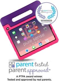 img 1 attached to Pure Sense Buddy Anti-Microbial Kids Case for Apple iPad Pro 12.9 - Full Kit with Strap, Screen Protector & Spray