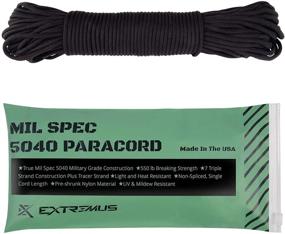 img 4 attached to Premium True Mil Spec 5040 Type III Paracord - Made in USA, Military Grade with 550 lbs Breaking Strength, 7 Twisted Nylon Strands + Tracer Strand, UV Resistant & Color Fast