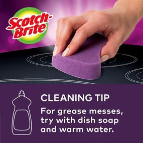 img 3 attached to 🔥 Efficient Scotch-Brite Glass Cooktop Pads: Remove Burnt-On Messes with Ease, Specifically Designed for Glass Stovetops - Pack of 4 Pads