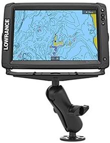 img 3 attached to 🚤 Enhance Your Marine Electronics with RAM Mounts Large Marine Electronics Mount RAM-D-111U with Medium Arm - Compatible with Garmin, Lowrance, Humminbird + More