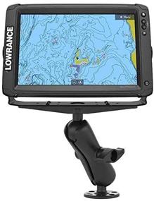 img 1 attached to 🚤 Enhance Your Marine Electronics with RAM Mounts Large Marine Electronics Mount RAM-D-111U with Medium Arm - Compatible with Garmin, Lowrance, Humminbird + More