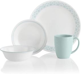 img 2 attached to 🍽️ Unveiling the Corelle 3425 Delano: Exceptional Resistant Service Steeped in Style