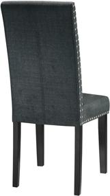 img 2 attached to Современное серое тканевое кресло Парсонс для обеденного стола от Modway Parcel: стильное и комфортабельное!
