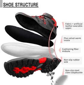 img 3 attached to Ultimate Winter Footwear: Boy Snow Boots & Girl Snow Shoes | Anti-Skid, Big/Little Kids