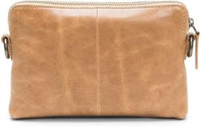 img 2 attached to 👜 Frye Melissa Crossbody Wristlet Beige: Stylish Women's Handbags & Wallets with Wristlet Functionality