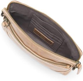 img 1 attached to 👜 Frye Melissa Crossbody Wristlet Beige: Stylish Women's Handbags & Wallets with Wristlet Functionality