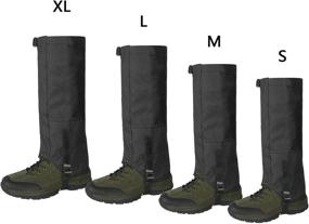 img 3 attached to Unigear Waterproof Gaiters Black L