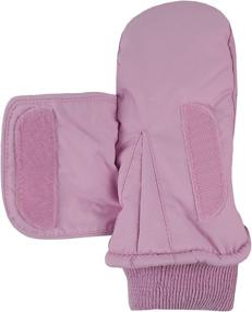 img 3 attached to Stay Warm and Dry with N'Ice Caps 🧤 Kids Toddler Baby Easy-On Wrap Waterproof Thinsulate Winter Mittens