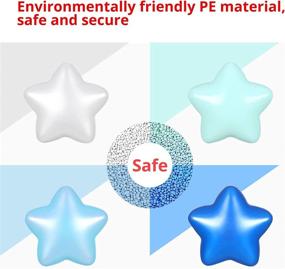 img 1 attached to 🎉 Sparkling Pearl: Non-Toxic Plastic for Safe Toddlers Birthday Fun