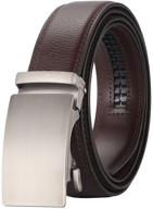 ducibutt belts ratchet genuine leather adjustable logo