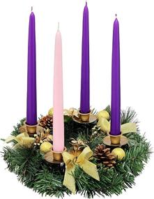 img 1 attached to 🕯️ Enhance Your Advent Calendar Season with our Traditional Christmas Advent Wreath – Perfect Candle Holder Centerpiece and Decorative Ring for X-mas Candles and Festive Decorations