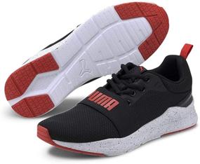 img 3 attached to PUMA Wired Shoes Color Black Men's Shoes