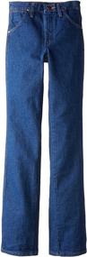 img 2 attached to 👖 Authentic Wrangler Boys’ Original Student ProRodeo Jean : Rugged Durability and Timeless Style
