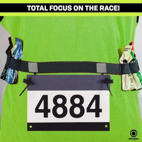 img 1 attached to 🏅 Ultimate Triathlon Race Belt with Number Bib Holder - Optimized for Marathons and Triathlons