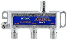img 3 attached to HOLLAND ELECTRONICS 3-Way MOCA Compliant Balanced Splitter - 5-1675MHz