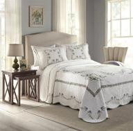 modern heirloom collection bedspread 118 inch bedding in bedspreads, coverlets & sets 标志
