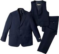 👔 spring notion two button 3 piece white boys' suit set with sport coats logo