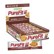 пшеничный протеиновый батончик с корицей purefit premium nutrition - 15 штук, 20 г растительного протеина, повышает энергию и производительность - без глютена, молочный, веганский логотип