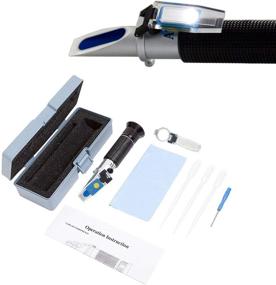 img 4 attached to 🌊 AquaticHI Aquarium Refractometer: Accurate Salinity & Specific Gravity Testing with Automatic Temperature Control