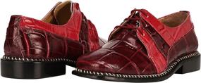 img 2 attached to LIBERTYZENO Walking Crocodile Genuine Leather Men's Shoes in Loafers & Slip-Ons