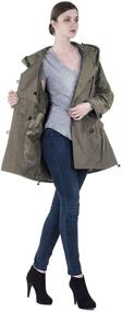 img 1 attached to Infron FRONT Single Breasted Lightweight Windbreaker Women's Clothing and Coats, Jackets & Vests