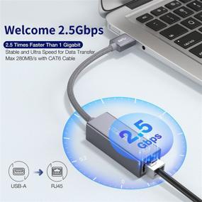 img 3 attached to ULT-WIIQ USB 3.0 to 2.5 Gigabit Ethernet Adapter Cable – Full Speed NIC for Mac OS, iOS, Windows, Linux, Dell XPS, ThinkPad X, Synology NAS, PC