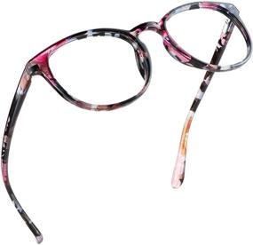 img 4 attached to 👓 LifeArt Blue Light Blocking Glasses: The Perfect Solution for Women, Computer Reading, Gaming, and TV Viewing - Floral Design, +0.75 Magnification