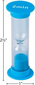 img 1 attached to ⏳ Enhance Your Time Management with Mini Sand Timers Combo 4-Pack