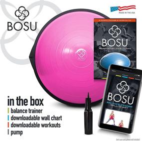 img 2 attached to 💪 Bosu Balance Trainer 65cm: The Original Fitness Equipment for Enhanced Stability and Core Strengthening