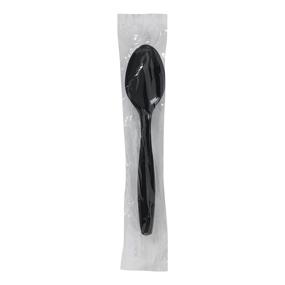 img 1 attached to 🥄 Крытая индивидуально 🥄 Dixie PTH53C Teaspoon из полипропилена, 6 дюймов, высокого веса, упаковывается поштучно GP PRO (Georgia-Pacific) - Черная (1 коробка, 1000 штук).