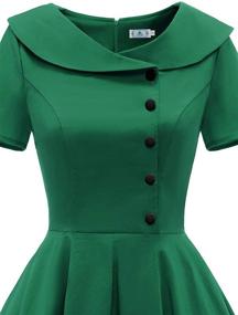 img 1 attached to ZAPAKA Womens Hepburn Vintage Dresses Women's Clothing in Dresses