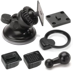 img 2 attached to Bracketron SWM-400-BL Low Pro Windshield Mount: Compatible with Garmin, TomTom, 📱 Magellan GPS & More (T-notch Plate Included), Ideal for Smartphones - Black