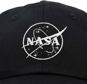 img 3 attached to 🚀 Exploring Space in Style: DALIX NASA Meatball Insignia Worm Logo Kids Hat Baseball Cap for Girls and Boys