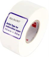 🎨 mylifeunit white artist tape for watercolor and canvas - 1.5" x 60 yards logo