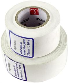 img 2 attached to 🎨 MyLifeUNIT White Artist Tape for Watercolor and Canvas - 1.5" x 60 Yards