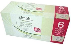 img 4 attached to 🧼 Simple Cleansing Facial Wipes - Bundle of 6 Packs (150 Wipes Total)