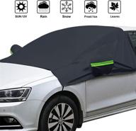 ❄️ omigao xxl windshield snow ice cover + side mirror covers - ultimate weatherproof protection for windshield, wipers, rain, sun, frost - ideal for vehicles, cars, trucks, vans, suvs (94.5" x 65") logo