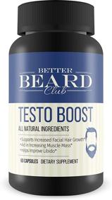 img 4 attached to 🧔 Enhanced Beard Club - Testo-Boost Formula with Natural Ingredients - Promotes Facial Hair Growth, Boosts Muscle Mass