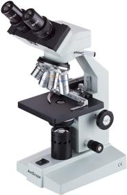 img 4 attached to 🔬 AmScope B100B-MS Compound Binocular Microscope: 40X-2000X Magnification, Brightfield, Tungsten Illumination, Abbe Condenser, Mechanical Stage - High-quality lab equipment