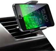 universal black air vent car mount for smartphones - koomus pro air logo