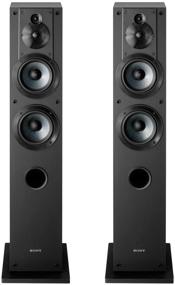 img 2 attached to 🔊 Sony SS-CS3 4-Driver Floor-Standing Speaker Pair - 3-Way, Enhanced Black