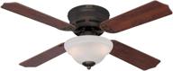 🕶️ westinghouse lighting 7230500 hadley indoor ceiling fan with light, 42 inch, oil rubbed bronze: stylish comfort for any room логотип