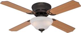 img 2 attached to 🕶️ Westinghouse Lighting 7230500 Hadley Indoor Ceiling Fan with Light, 42 Inch, Oil Rubbed Bronze: Stylish Comfort for Any Room