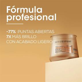 img 1 attached to 🧖 L'Oreal Serie Expert Absolut Repair Resurfacing Gold Quinoa Protein Mask - 8.4 oz, for Intense Hair Repair