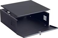 🔒 black vmp dvr-lb1 dvr lockbox with cooling fan logo