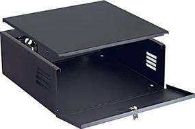 img 3 attached to 🔒 Black VMP DVR-LB1 DVR Lockbox with Cooling Fan