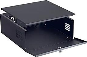 img 2 attached to 🔒 Black VMP DVR-LB1 DVR Lockbox with Cooling Fan